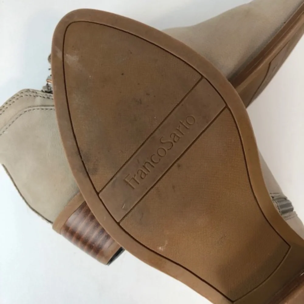 Franco Sarto Suede Ankle Boots Sz 7 - Picture 13 of 13